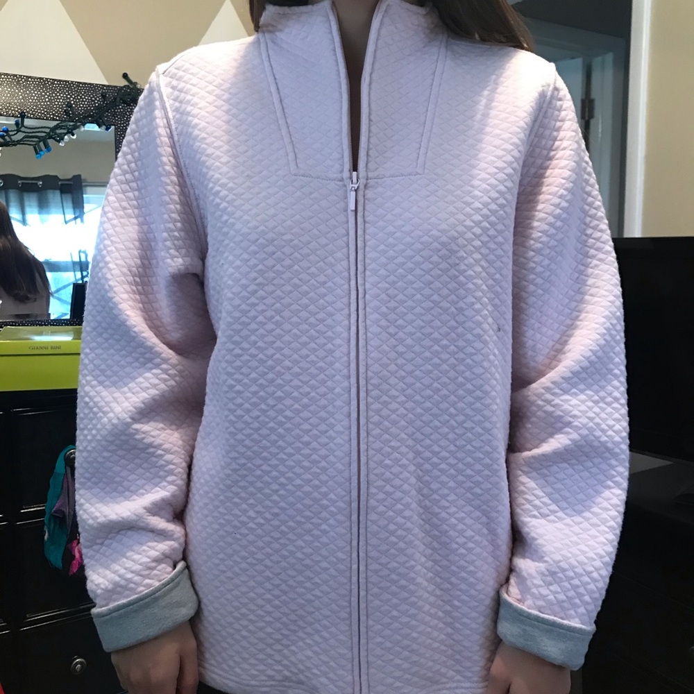 Pink Zip-Up Sports Jacket